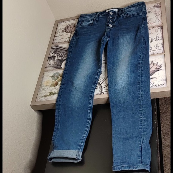 Flying Monkey Denim - Flying Monkey Dark Wash High Waisted Jeans